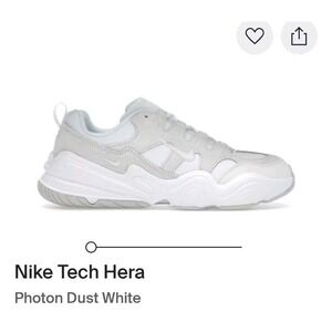 Nike TECH HERA White Training Shoes Men6 Women 7.5 Sneaker New